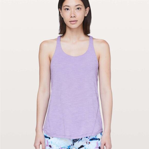 Lululemon Moment To Movement 2-In-1 Tank Enchanted Iris Athletic Tank Top Size 4 - Picture 2 of 8